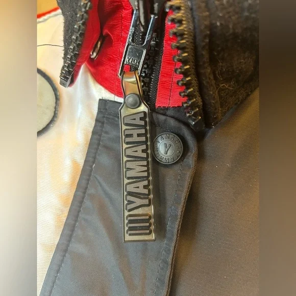 Vintage 90's Yamaha Racing Women's Snowmobile Winter Puffer Jacket S - Picture 14 of 16